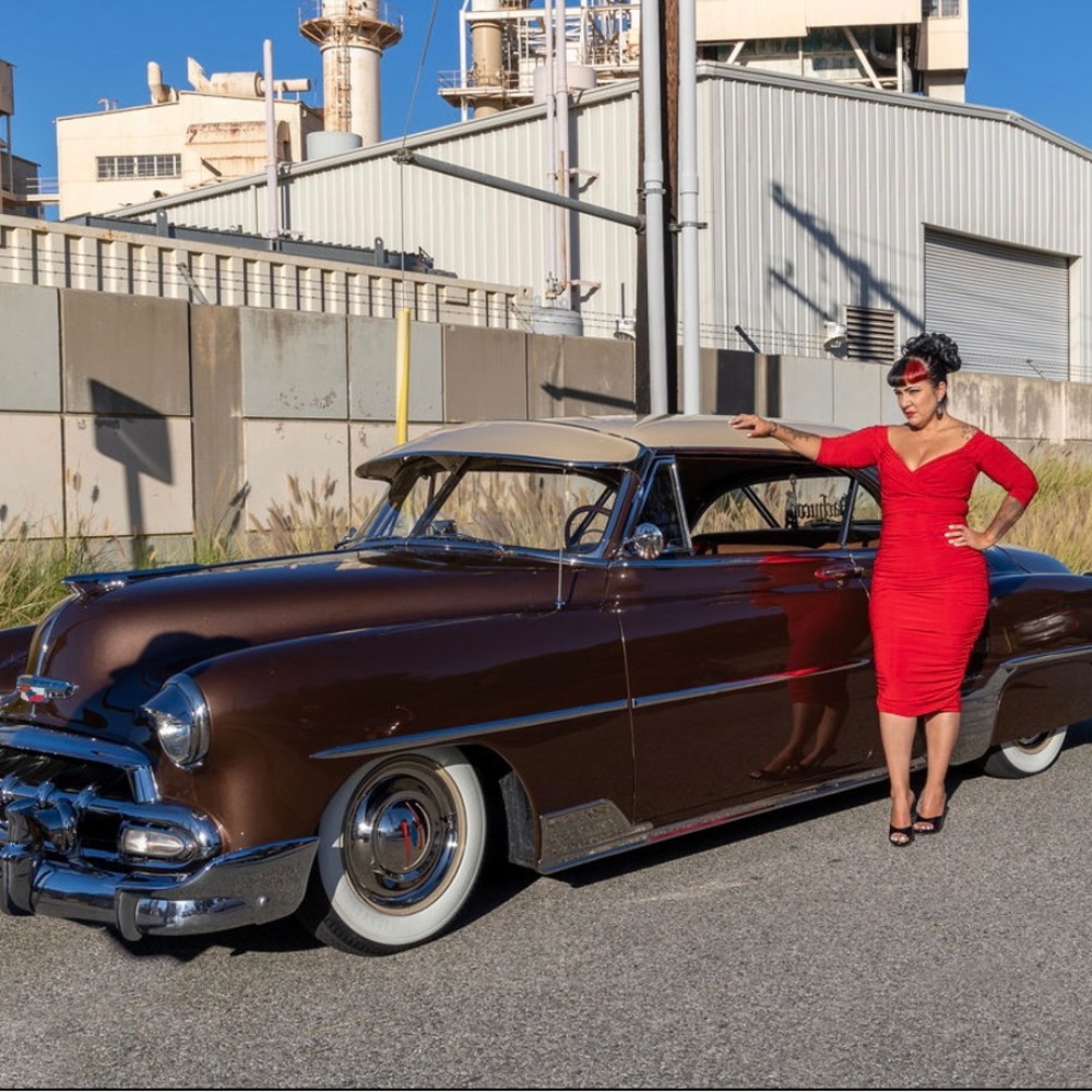 Pinup girl clothing MONICA dress in red